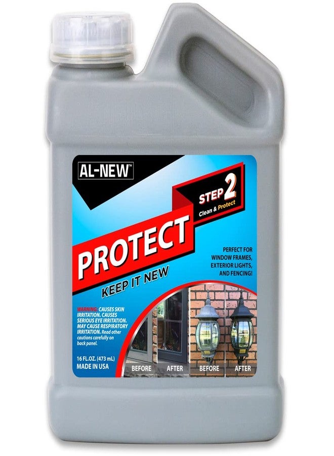 AL-NEW Step 2 Protect | Restoration Solution for Outdoor Patio Furniture, Garage Doors, Window Frames, Exterior Lights & Fencing (16 Ounce) - Image 1